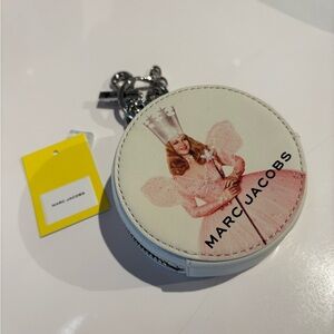 NWT Marc Jacobs Round Coin Purse with Pink Design